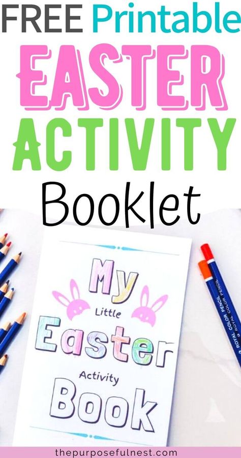 Grab this free printable Easter Activities booklet. It includes coloring pages, a maze, and seek n find game. It is the perfect easter activity for preschool and kindergarten kids. Printable Easter Coloring Pages, Easter Activities For Preschool, Easter Craft Activities, Printable Easter Activities, Easter Crafts Preschool, Easter Activity, Easter Coloring, Easter Printables Free, Easter Coloring Pages