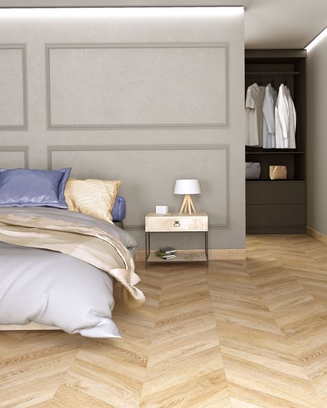 Part of the Masterpieces collection of Laminate flooring these cool-toned floors create the ideal base for a whole host of design styles, but we do particularly love them in Hamptons homes 🍃 ⁠ ⁠ Check out these stunning chevron floors on our website:⁠ https://imaginefloors.com.au/laminate/masterpieces/casual-chevron/ ⁠ ⁠ Or, get some extra Hampton home inspo on our blog: ⁠ ⁠https://imaginefloors.com.au/bohemian-styling-boho-shabby-chic-design-from-the-ground-up/⁠ Herringbone Floor Bedroom, Chevron Flooring, Chill Space, Hamptons Homes, Light Furniture, Herringbone Flooring, Hampton Home, European Palace, White Highlights