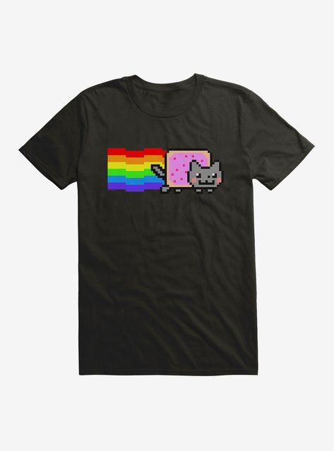 Nyan Cat Original T-Shirt Scene Clothing, Scene Shirt, Silly Clothes, Silly Shirt, Scene Outfits, Nyan Cat, Scene Fashion, Scene Kids, Emo Outfits