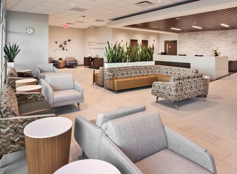 Surgery Center Interior Design, Hospital Reference, Ceiling Inspiration, Orlando Health, Diagnostic Centre, Healthcare Interior Design, Office Vibes, Interior Design Principles, Hospital Interior