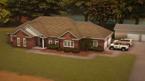 (12) Back building in Willow Creek, today I'm in the midst of building a home for an upper-middle class family, I'm thinking the... – @folkling on Tumblr Sims 4 Willow Creek Builds, Sims 4 Layout, Sims 4 Apocalypse, Disney Dream Light Valley, Dream Light Valley, Sims Lots, Sims 4 Save File, Starter House, Sims 4 Build Ideas