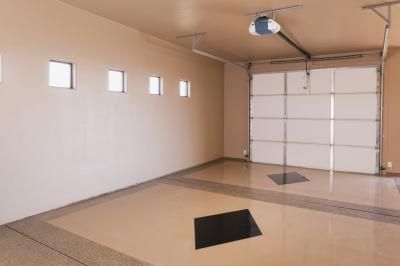 Turning a Garage Into a Studio Apartment thumbnail Painted Garage Walls, Garage Studio Apartment, Garage Transformation, Garage To Living Space, Garage Floor Paint, Converted Garage, Garage Room, Garage Renovation, Garage Bedroom