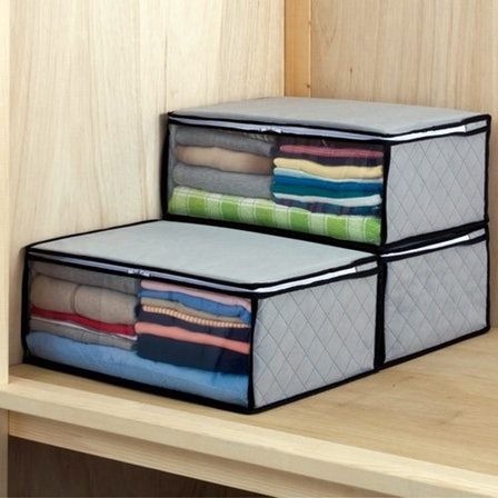 The Best Clothes Storage For Small Spaces Diy Clothes Storage, Small Closet Organization Bedroom, Closet Organisation, Clothing Organizer, Closet Small Bedroom, Dorm Storage, Small Closets, Storage Bags Organization, Casa Vintage