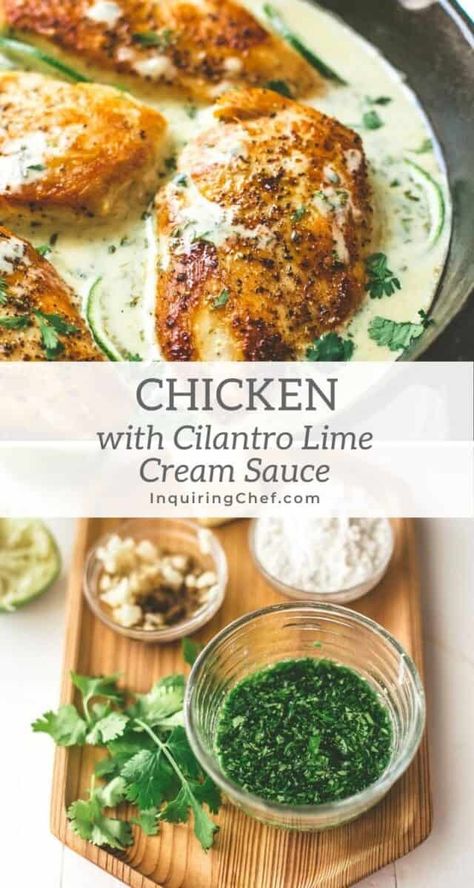 Creamy Cilantro Lime Sauce, Easy Family Dinner Recipes, Easy Family Dinner, Cilantro Lime Sauce, Seo Google, Cilantro Lime Chicken, Lime Sauce, Sauce For Chicken, Lime Chicken