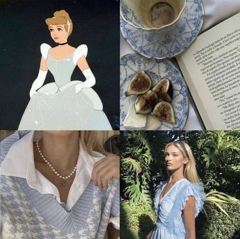 Cinderella Aesthetic Modern Outfit, Blue Aesthetic Princess, Cinderella Aesthetic Modern, Princess Cinderella Aesthetic, Blue Princess Aesthetic, Disney Royalty, Cinderella Outfit, Cinderella Aesthetic, Aesthetic Princess