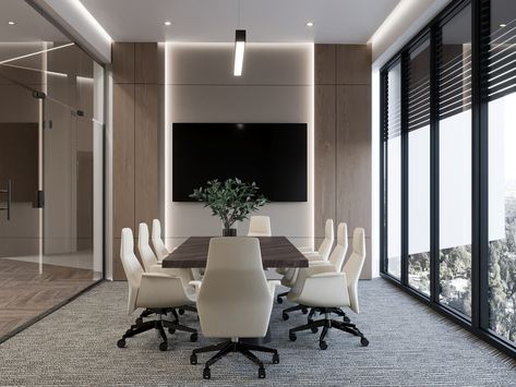 Board Room Design, Meeting Room Design Office, Office Reception Design, Conference Room Design, Meeting Room Design, Interior Hotel, Modern Home Offices, Office Interior Design Modern, Office Meeting Room