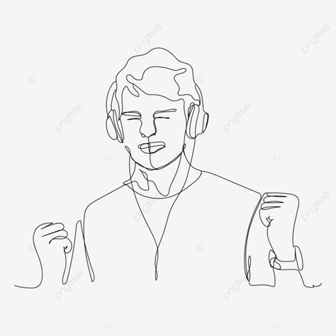 continuous lines,boy,headset,line,continuous,line draw,drawing,art,person,one,music,headphones,people,happy,hand,abstract,isolated,headphone,technology,oneline,microphone,concept,young,sketch,design,creative,continuity,banner,woman,islamic,call,arab,operator,use,customer,single,arabic,female,consultant,muslim,arabian,service,home,business,smile,sales,hijab,help,center,employee,drawn,online Boy With Headphones Drawing, Person With Headphones Drawing, Female Consultant, Drawing Headphones, Headphones Sketch, Headphone Sketch, Headphones Drawing, Art Person, Movement Art