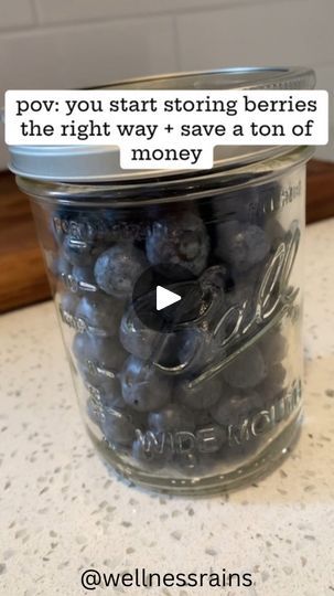 1.3K views · 94 reactions | STOP LETTING THOSE EXPENSIVE BERRIES GO TO WASTE! 🫐🍓

this method works great for blueberries, blackberries + strawberries (best method for raspberries mentioned below)

sick of those expensive berries getting moldy after a day (or less) in the fridge? here’s how to store them to avoid having to toss them out!

WHAT TO DO

- wash the berries*, rinse well + lay them out to dry (@marleysmonsters unpaper towels are great for this)
- make sure they’re completely dry, remove any smooshed/yucky ones if you haven’t already, then add to a mason jar, throw on the lid + put in the fridge

your berries will last longer AND this makes packing lunches and having healthy snacks handy for the kiddos a breeze 🫐🍓

DON’T HAVE TIME TO PREP? no biggie! just throw the berries in Fruit Soak, Unpaper Towels, How To Store, Pack Lunch, Blueberries, Mason Jar, Blackberry, Strawberries, Healthy Snacks