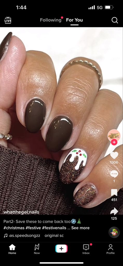 Hot Coco Nails, Hot Cocoa Nails, Coco Nails, Christmas Cocoa, Hot Coco, Holiday Nails, Nails Design, Winter Nails, Hot Cocoa