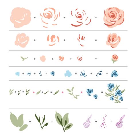 Filler Flowers, Watercolor Flowers Tutorial, Watercolor Calligraphy, Diy Watercolor Painting, Watercolor Flower Art, Rose Bud, Watercolor Art Lessons, Watercolor Paintings Tutorials, Diy Watercolor