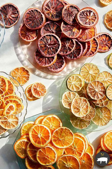 Dehydrated Citrus, Fruit Dehydrator, Dried Citrus, Fruit Garnish, Spoon Fork Bacon, Fruit Chip, Drink Garnishing, Los Angeles Food, Dehydrated Fruit