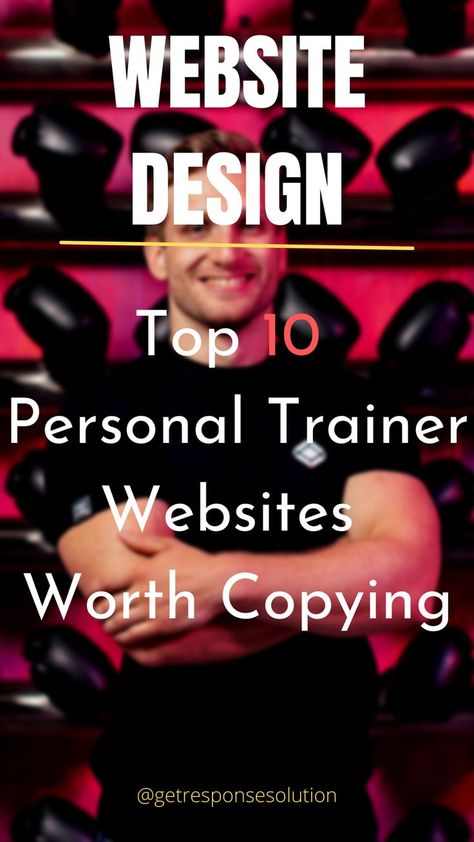 Health and wellness have become more than a trend — it’s a lifestyle. And people are turning to personal trainers in droves to help them achieve their goals. Where do most people find personal trainers? Online, of course. So if you’re a personal trainer, or working for a fitness company, your website needs to be top-notch. We’ve compiled this list of 10 amazing personal training websites along with key lessons you can apply to your own site. Online Personal Training Business, Client Gifts Christmas, Personal Trainer Website, Personal Trainer Business, Personal Training Business, Personal Fitness Trainer, Online Personal Trainer, Online Personal Training, Personal Trainers