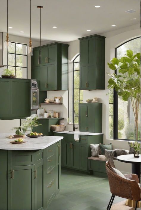 Step into a world of style with the 2024 Best Colors Combination: Courtyard Green 546 by Benjamin Moore. Discover how to make your kitchen welcoming with the perfect interior designer routine. #Ad #homedecor #homedesign #kitchen #Painthome interiorarchitecture best Wall Colors for kitchen Colors
Bright Room Colors
best colors combinations 
Home Remodeling
Modern Paint Colors
2024 Bright Kitchen Colors Schemes, Bright Kitchen Colors, Paint Colors 2024, Bright Room Colors, Best Wall Colors, Modern Paint Colors, Color Combinations Home, Bright Room, Color Combinations Paint