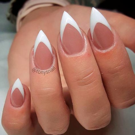 Why Trendy Girls Choose Acrylic Nails? + Trendiest Nail Designs ★ See more: https://naildesignsjournal.com/acrylic-nails-awesome-ideas/ #nails Hallographic Nails, Acrylic Nails Stiletto, Stiletto Nails Short, Pointy Nails, Stiletto Nail Art, Lovely Nails, Stiletto Nails Designs, French Tip Acrylic Nails, Classic Nails