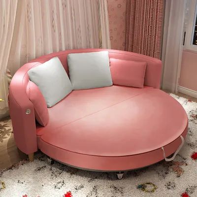 New Collection-Latest trends & Fresh Finds Lips Sofa, Round Couch, Florida Furniture, Full Sleeper Sofa, Pink Convertible, Bed Full, Sofa Bed Design, Cozy Sofa, Round Sofa