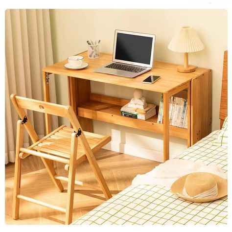 PRICES MAY VARY. 【Size】: 100cm (L) x 54cm(W) x 76cm (H) ./39.4in (L) x 21.2in(W) x 30in (H). 【Material】:Our computer desks are made of bamboo material and are strong enough for your daily use. 【Design】: Simple stylish design yet Functional and suitable for any room. 【Install】:Provide detailed instructions and tools, quick and convenient assembly. 【Service】: If you have any questions about the product, please contact us promptly and we will solve them for you as soon as possible. Description Feat Minimalist Computer Desk, Small Home Office Desk, Large Home Office, Small Writing Desk, Folding Computer Desk, Wood Folding Table, Under Desk Storage, Shaped Desk, Folding Desk