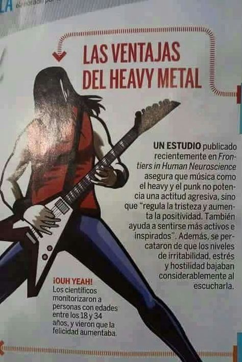 Las Ventajas del Havy Metal. Heavy Metal, Comic Books, Comic Book Cover, Comics, Book Cover, Memes, Books