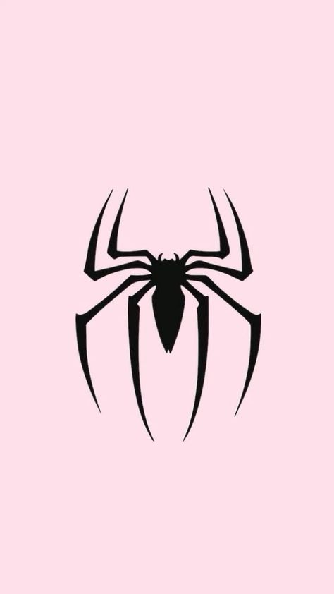 Spider Couple Wallpaper, Pink Spider Man Wallpaper, Pink Spider Wallpaper, Pink Spiderman Wallpaper, Spider Wallpaper Aesthetic, Spiderman Pp, Pink Spiderman, Couple Matching Wallpaper Aesthetic, Rosa Wallpaper