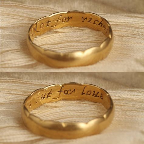 Erica Weiner (Vintage) ca. 1700’s Classic Wedding Bands, Gone But Not Forgotten, Medieval Rings, Antique Wedding Rings, Engraved Wedding, Dope Jewelry, Gold Wedding Rings, Jewelry Inspo, Dream Jewelry