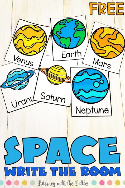 Outer Space Preschool Crafts, Space Writing Activities Preschool, Planet Activities For Kids, Kindergarten Planets Activities, Planet Activities, Outer Space Worksheets, Space Themed Writing Activities, Space Theme Worksheets, My Planet Worksheet