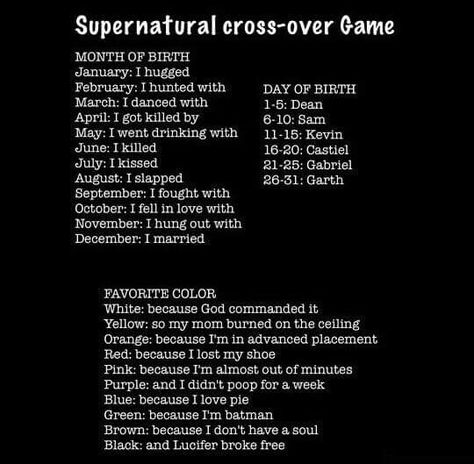 Supernatural Party, Birthday Scenario, Supernatural Bloopers, Supernatural Tattoo, Supernatural Actors, Supernatural Imagines, Supernatural Wallpaper, Winchester Supernatural, I Am Batman