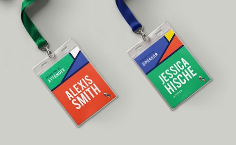 Package Type '18 Conference on Behance Conference Lanyard, Conference Branding Design, Event Lanyard, Conference Badges Design, Festival Lanyard, Event Badge Design, Nametag Design, Conference Badges, Set Design Photography