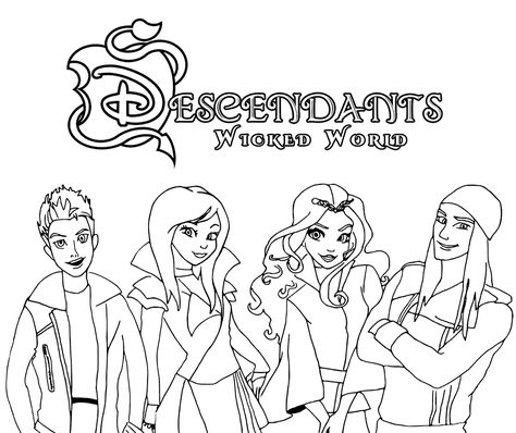 Ready to get wicked? Download and print our free Descendants Coloring Pages Descendants Coloring Pages Descendants Coloring Pages, Villain Party, Disney Descendants Mal, Descendants Wicked World, Descendants Party, Descendants 3, The Descendants, Free Coloring Sheets, Film Disney