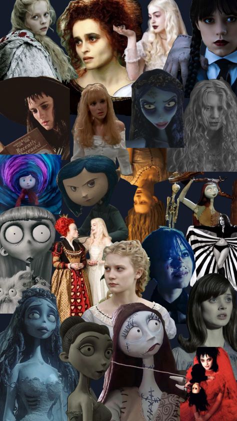 Tim Burton girls #timburton#girls#weird#timburtoncore Melanie Martinez Tim Burton Style, Tim Burton Core Outfits, Tim Burton People, Young Tim Burton, Raylynn Core, Tim Burton Style Outfits, Disfraces Tim Burton, Tim Burton Women, Tim Burton Oc