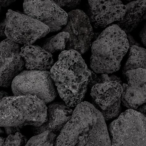 Amazon.com: onlyfire Black Lava Rock 10 Pounds Volcanic Lava Stones for Indoor Outdoor Fire Pits Fireplaces Gas Grill and Landscaping, 0.8-1.2 Inch : Patio, Lawn & Garden Black Rock Landscaping, Outdoor Fire Pits, Fire And Stone, Volcanic Stone, Volcanic Rock, Stone Texture, Lava Rock, Black Rock, Landscaping With Rocks