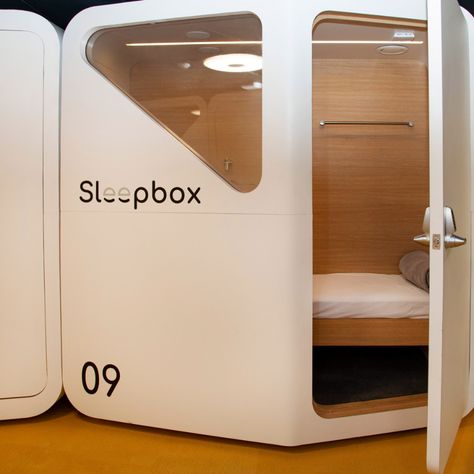 Airport Sleeping Pods, Nap Pod, Sleep Capsule, Sleep Box, Pod Hotels, Dulles International Airport, Sleeping Pods, Capsule Hotel, Office Pods