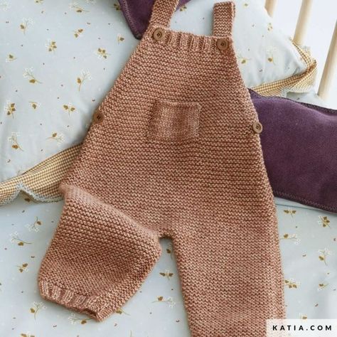 Babies - For - Patterns Cute Dungarees, Bridal Bolero Jacket, Baby Dungarees, Hand Knitting Yarn, Baby Equipment, Bridal Jacket, Baby Garments, Knitting Instructions, How To Start Knitting