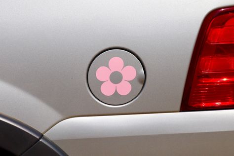 Car Flower Stickers, Car With Bumper Stickers, Aesthetic Car Bumper Stickers, Flower Car Stickers, Cute Car Bumper Stickers, Girly Bumper Stickers, Cute Car Vinyl Decals, Floral Car Decor, Car Vinyl Stickers