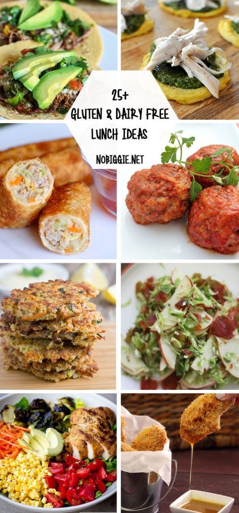 25+ Gluten Free and Dairy Free Lunch Ideas | NoBiggie.net Dairy Free Lunch Ideas, Dairy Free Lunch, Menu Sarapan Sehat, Plats Healthy, Breakfast Low Carb, Free Lunch, Gluten Free Lunch, Overnight Oat, Gluten And Dairy Free