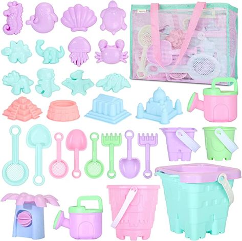 Kids Outdoor Toys, Kids Beach Toys, Indoor Beach, Beach & Sand Toys, Makeup Kit For Kids, Kids Sand, Beach Bucket, Princess Toys, Sand Play