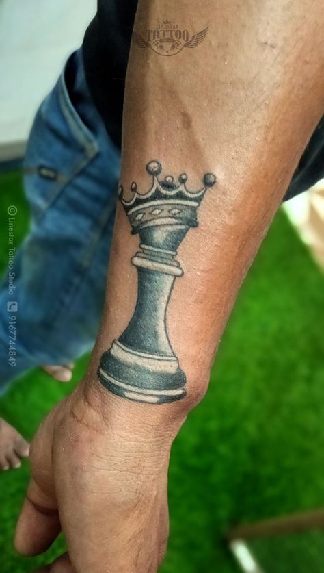 chess king with crown tattoo crown tattoo chess king tattoo Chess King Tattoo, Pawn Tattoo, Tattoo Chess, King With Crown, Chess Piece Tattoo, Chess Tattoo, Peace Tattoos, King Tattoo, Piece Tattoo