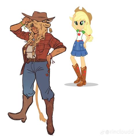 Apple Jack Inspired Outfits, Apple Jack Human Fanart, Apple Jack Fanart Human, Apple Jack Fanart, Apple Jack Human, Human Applejack, Mlp As Humans, Applejack Human, Mlp Mane 6