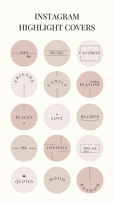 Esthetician Instagram Highlight, Minimal Instagram Highlight Covers, Shape Icons, 40 Aesthetic, Minimal Lifestyle, Minimal Instagram, Pastel Highlights, Esthetician Instagram, Boho Instagram