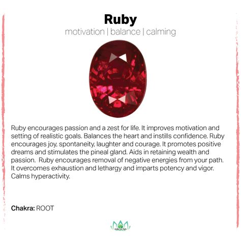 Gemstone Meanings — MalaforVets Ruby Meaning, Witch Recipes, Moon Crystals, Intense Emotions, Drill Team, Geology Rocks, Beautiful Crystals, Crystals Healing Properties, Crystals Healing