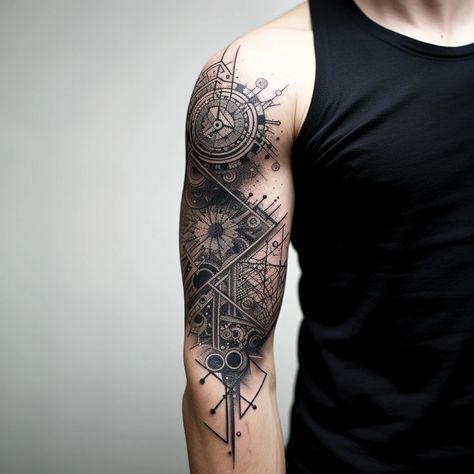 I will create a detailed geometric tattoo design for you Geometric Tattoo Arm Men, Geometric Chest Tattoo, Geometric Forearm Tattoo, Geometric Chest, Geometric Tattoo Sleeve Designs, Tattoo Chest, Geometric Tattoo Arm, Geometric Tattoo Design, Geometric Sleeve