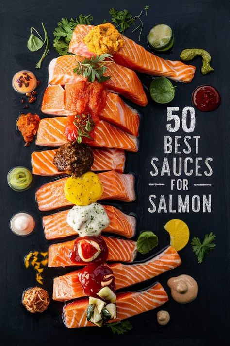 50 Sauces for Salmon You Need to Try Today – Happy Muncher Sauces For Salmon, Salmon Sauce Recipes, Salmon Sauce, Best Sauces, Seafood Meals, Fancy Dinners, Cook Salmon, Carnivore Recipes, Sauce For Salmon