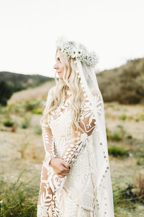 Moroccan Wedding Dress, Boho Veil, Boho Veils, Canyon Wedding, Rental Wedding Dresses, Topanga Canyon, Bohemian Wedding Inspiration, Bride Floral, Moroccan Wedding