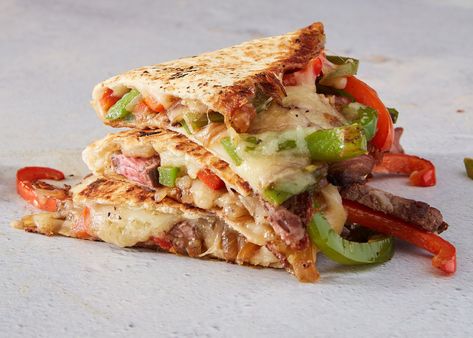 Philly Cheesesteak Quesadilla, Cheesesteak Quesadilla, Cozy Winter Dinner, Costco Chicken Bake, Winter Dinners, Cacciatore Recipes, Chicken Cacciatore Recipe, Winter Dinner Recipes, Quesadilla Recipes