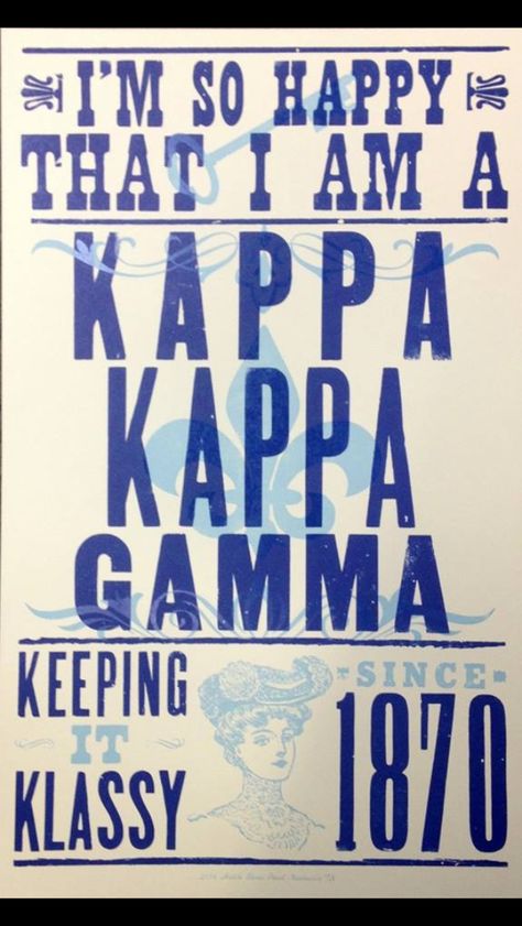 Kkg Graphic, Kkg Aesthetic, Kkg Painting, Kappa Kappa Gamma Aesthetic, Kkg Canvas, Kappa Kappa Gamma Graphic, Kappa Kappa Gamma Canvas, Adpi Graphics, Hatch Show Print