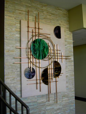 Glass Wall Sculpture, Modern Wall Sculptures, Copper Wall Art, Diy Herb Garden, Wall Art Diy Paint, Wood Wall Sculpture, Diy Backsplash, Diy Abstract Canvas Art, Abstract Art Diy