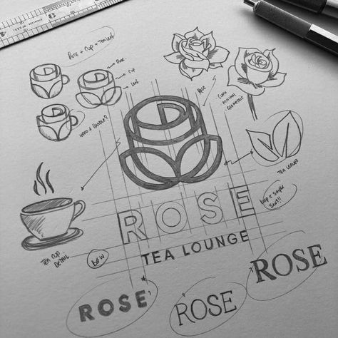 Designing Logos Ideas, Logo Design Ideas Graphics Business, Graphic Design Illustration Logo, Logo Design Illustrators, How To Draw Logo Design, Logo Sketches Process, Branding And Identity Design, Logo Sketch Design Ideas, Graphic Design Drawing Sketch