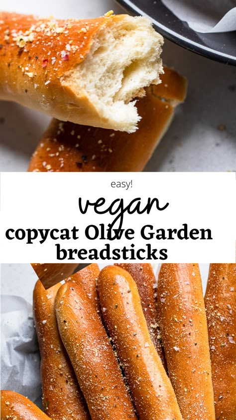 Vegan Baked Recipes, Savory Vegan Baked Goods, Vegan Artisan Bread, Vegan Dinners Easy, Vegan Copycat, Dairy Free Breadsticks, Vegan Bread Recipes, Vegan Gf Recipes, Vegan Appetizer