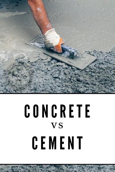 Cement vs Concrete: What Is The Difference? - The Clever Homeowner Cement Slabs Diy, Cement Stones Diy, Dry Cement Pour, Cement Floor Diy, Concrete Alternatives, Concrete Mix Ratio, Concrete Patio Diy, Diy Concrete Slab, Concrete Cloth