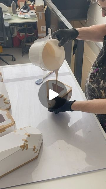 Jesmonite on Instagram: "Our brand ambassador @philcuttance is so talented 🙌

Here he is making faceted ‘Crystal’ forms using Jesmonite AC100 cast into hand-made foamboard moulds! 🌟

#jesmonite #ac100 #handmademovement #mouldmaking" Jesmonite Casting, Jesmonite Diy, Jesmonite Art, Jesmonite Ideas, Craft Diy, Foam Board, Faceted Crystal, Brand Ambassador, Art Craft