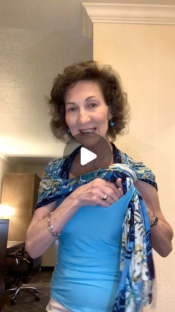 PositivelyCathy on Instagram: "Here are two ways (maybe three) to use the straps of a tank top to style a long scarf instead of knotting, pinning, or clipping! #scarftutorial #scarftrick #styletips #tanktopstyle #fashionaccessory" Different Ways To Tie Scarves, Long Narrow Scarf Tying, Scarf Pins How To Wear A, How To Use Scarf Rings, Tying A Long Scarf, How To Tie Large Scarf, Ways To Tie A Scarf Around Your Neck, Tying Scarf Into Shirt, Ways To Wear A Scarf With A Dress