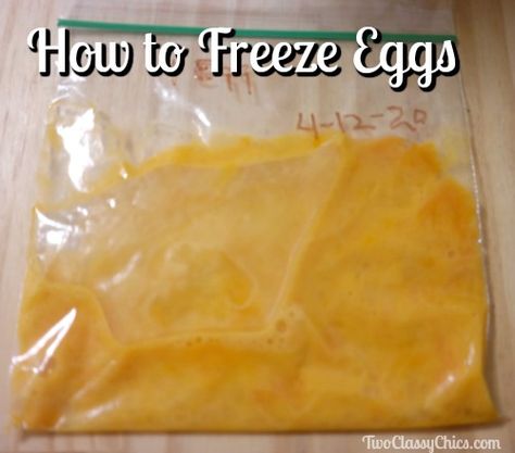 How to Freeze Raw Eggs for Later Use with step-by-step instructions and tips on how to use them. How To Freeze Scrambled Eggs, Freezing Eggs Cooked, Freezing Eggs How To, Freeze Drying Eggs, How To Freeze Raw Eggs, Freeze Eggs Raw, Freezing Raw Eggs, Freeze Raw Eggs, Can You Freeze Raw Eggs